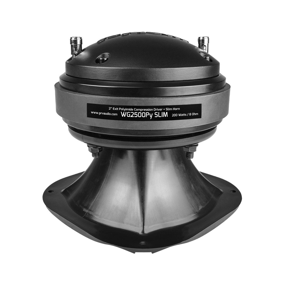 PRV Audio WG2500Py-SLIM Driver Horn Combo: D2500Py + WGP14-50X Slim